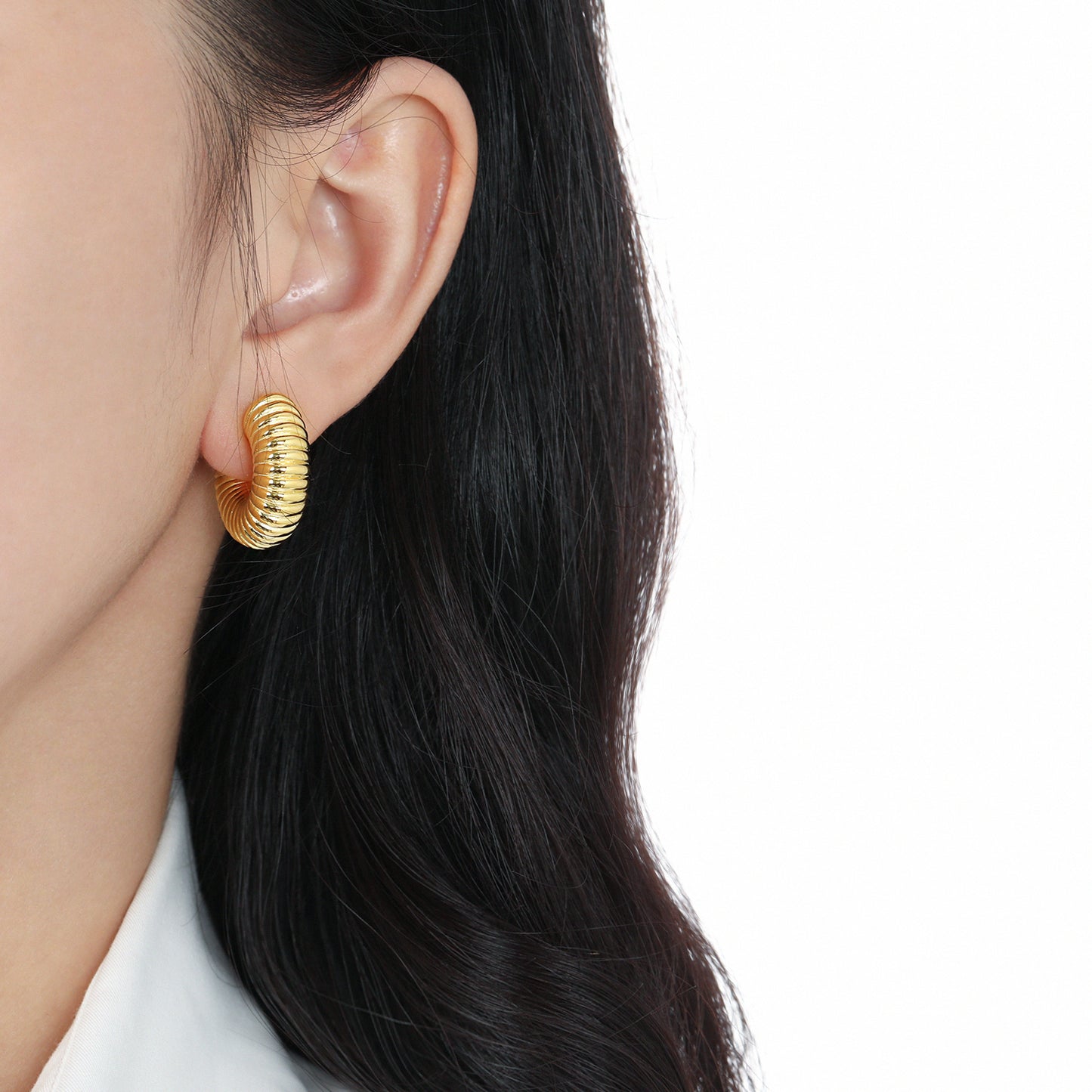 Spiral Stud Earrings