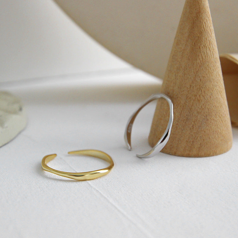 Wave Contour Ring