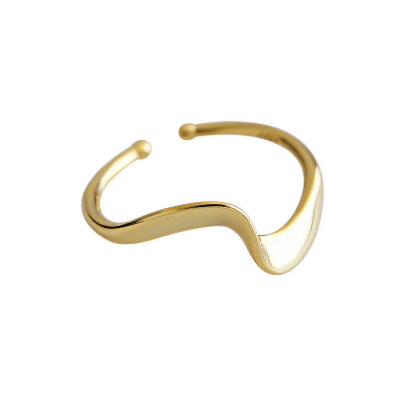 Elegant Wave Ring