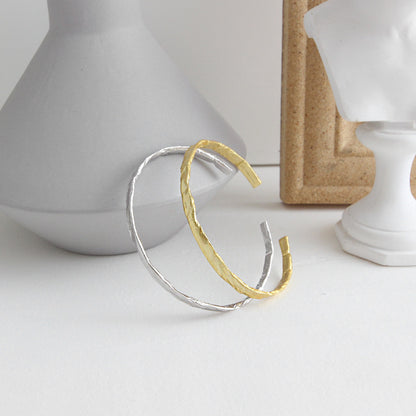 Textured Open Bangle