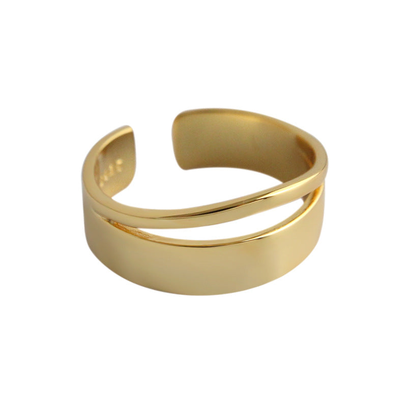 Double Band Minimalist Ring