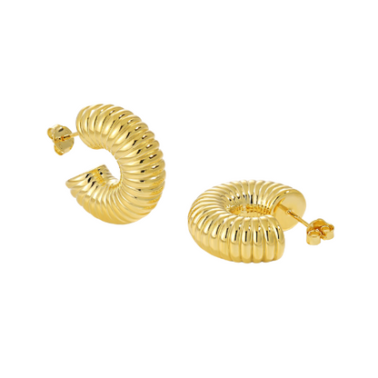 Spiral Stud Earrings