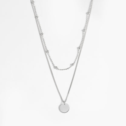 Coin Layered Necklace