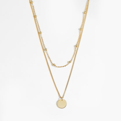 Coin Layered Necklace