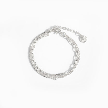 Double Layered Chain Bracelet